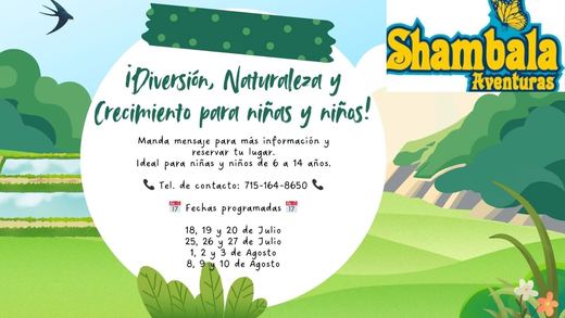 Diversión, naturaleza y crecimiento